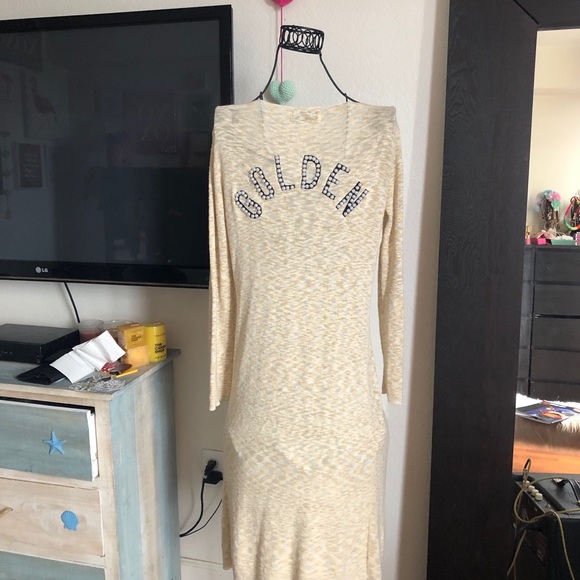 Wildfox Golden Long Jacket No Tags Never Worn - Picture 5 of 5